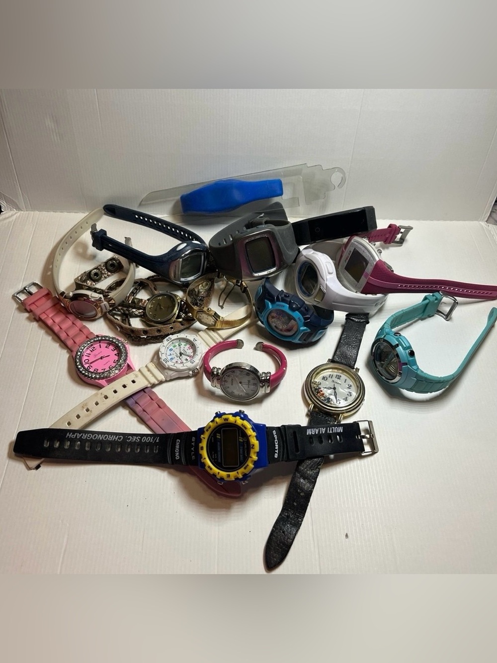 Mixed Lot of Colorful Wrist Watches - Assorted Colors
